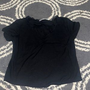 Black Lacy Top
